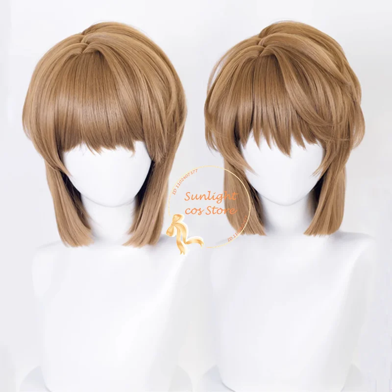 Haibara Ai Wig 33cm Brown Hair Vi Graythorn Anita Hailey Miyano Shiho Cosplay Anime Cosplay Wig Heat Resiatant Synthetic Hair