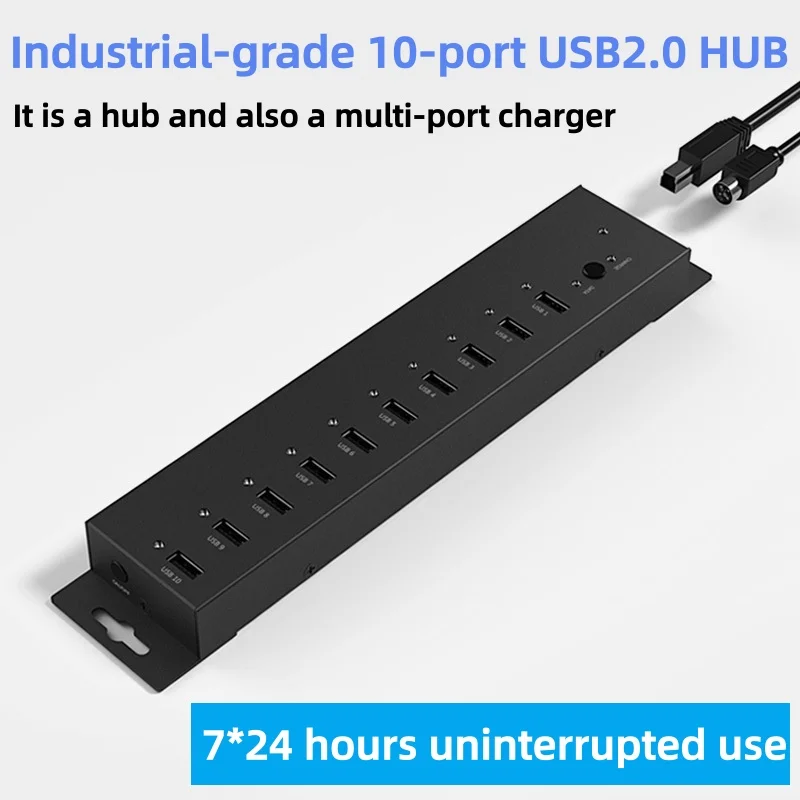 Docking station USB splitter industrial-grade HUB USB hub converter 30-port 20-port Docking Stations Computer Peripherals