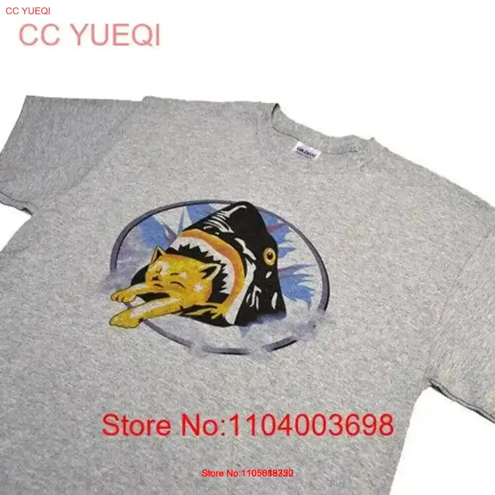 SHARK CAT Pineapple Express movie kitten funny gag gift Halloween costum T Shirt vintage Washed Casual Stylish designer clothes