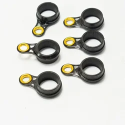 Fishing Rod Guide Ring Stainless Steel Black Gold Rod Wire Loop Multiple Size DIY Accessories