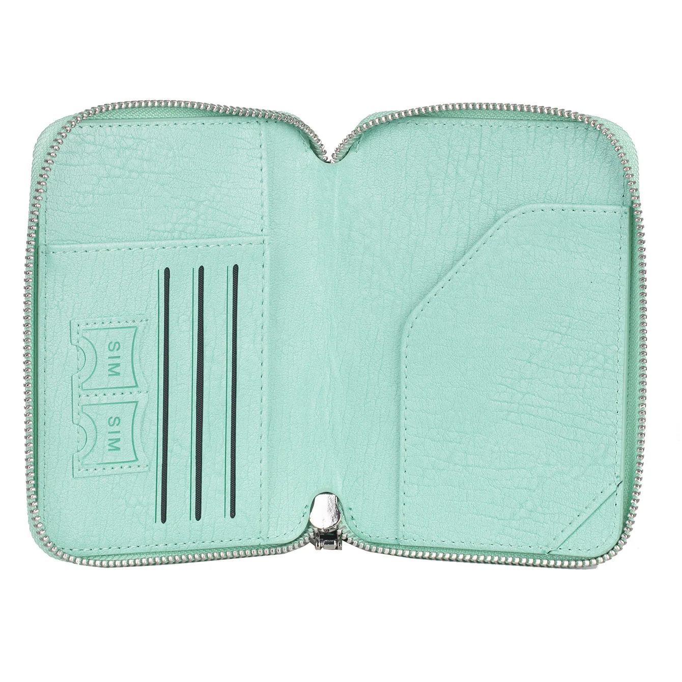 Zipper Closure Passport Wallet for Women Men, Leather Passport Holder Travel Wallet, Travel Document Holder Cover Accessories