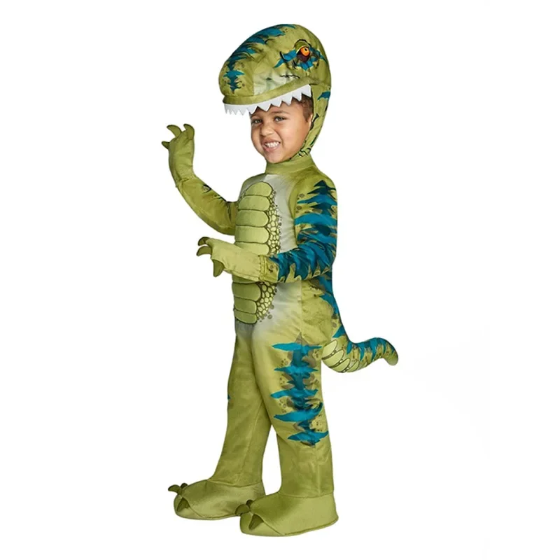 Recién llegados, disfraz de dinosaurio para niñas y niños, disfraz de dinosaurio Jurassic World t-rex para niños pequeños, disfraz de Spinosaurus para niños