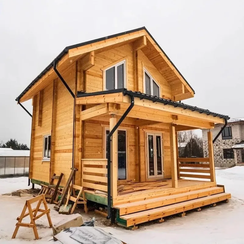 Country villa outdoor preservative wood pastoral leisure wooden house movable agritainment homestay scenic feature wooden house