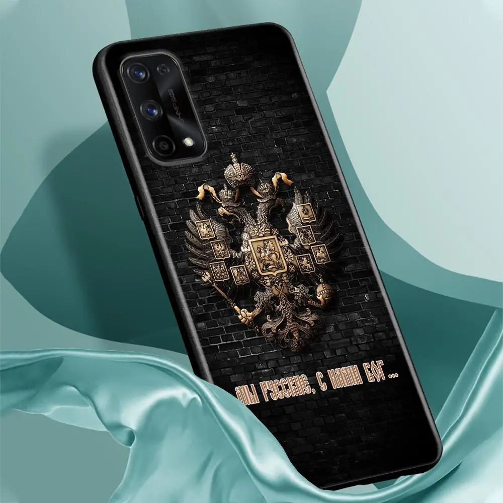 Emblem Of Russia CCCP Funda Case For Realme GT 2 Pro Master Neo2 NARZO 50 50I 50A 5G C35 C33 C31 C30 C21 V25 Case Shell Capa