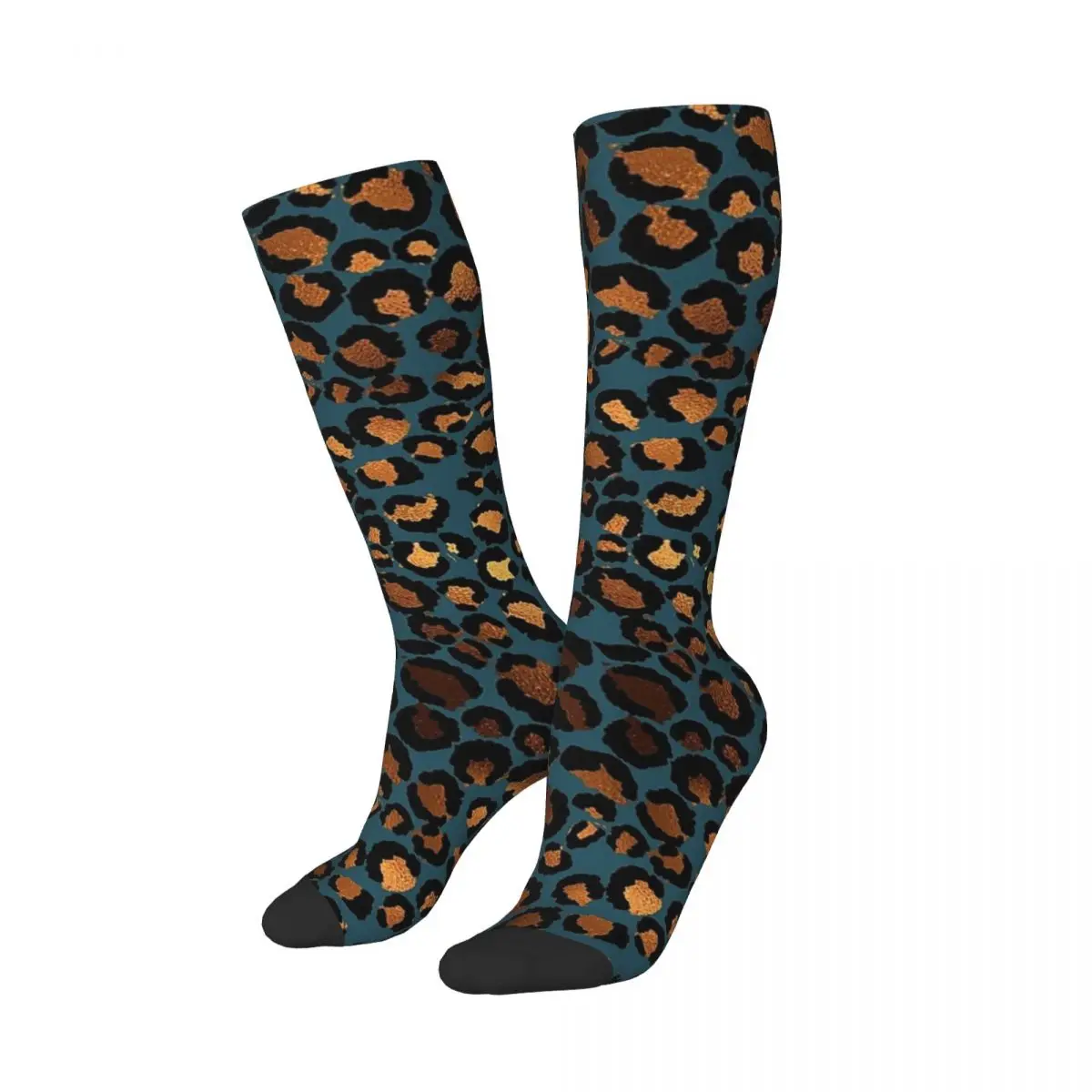 Cheetah Print Leopard Print Socks Harajuku High Quality Stockings All Season Long Socks Accessories for Unisex Birthday Present