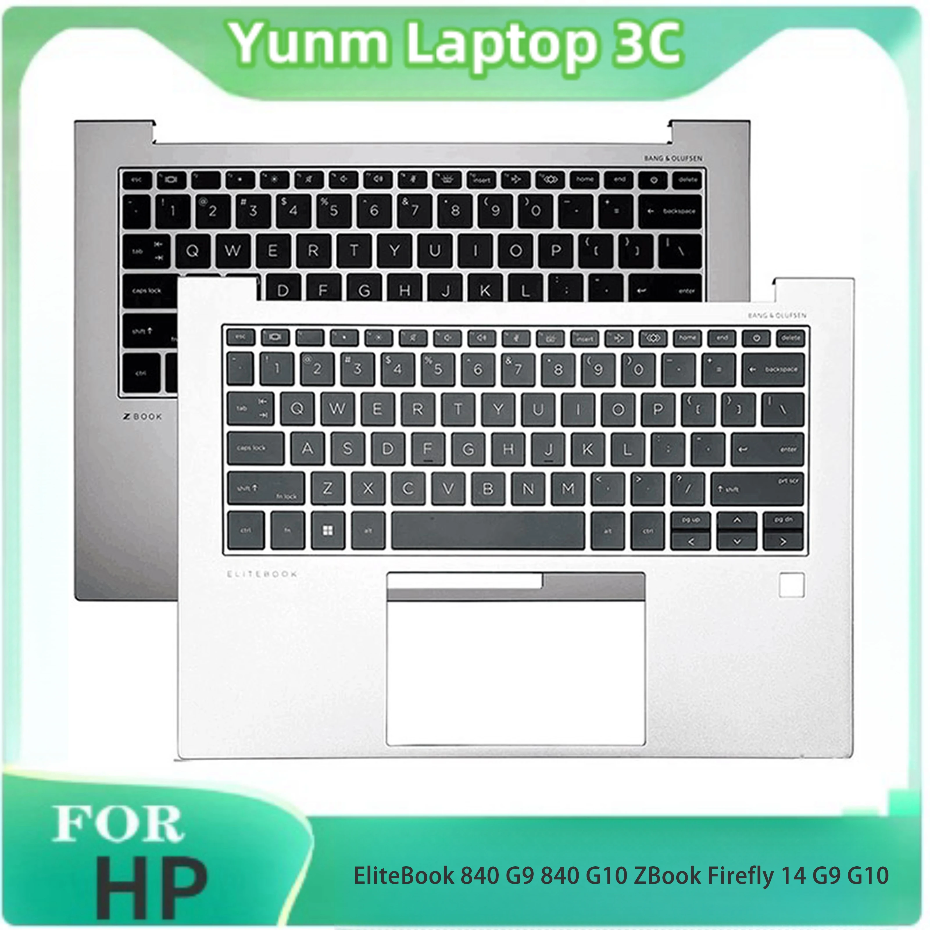 

New US/UK Keyboard For HP EliteBook 840 G9 840 G10 ZBook Firefly 14 G9 G10 Laptop Keyboard Backlit Palmrest Upper Cover Top Case