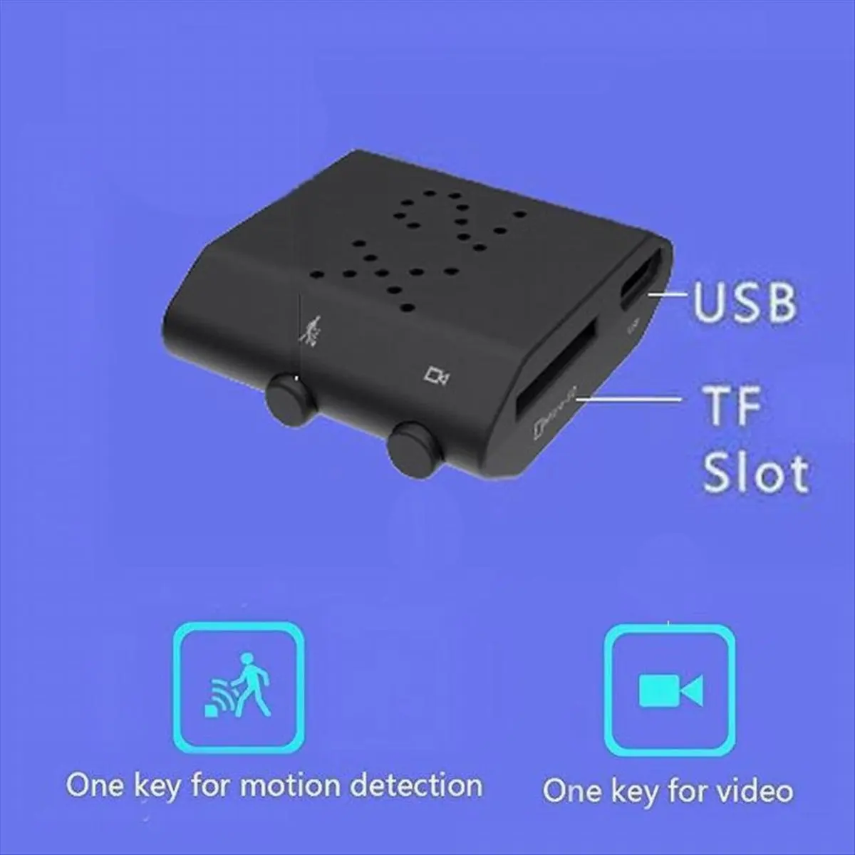 #(Upgraded)1080P HD Mini Camera Motion Detection DV Video Recorder IR-CUT Night Vision Small Camcorders Loop Recording Espiar Ca