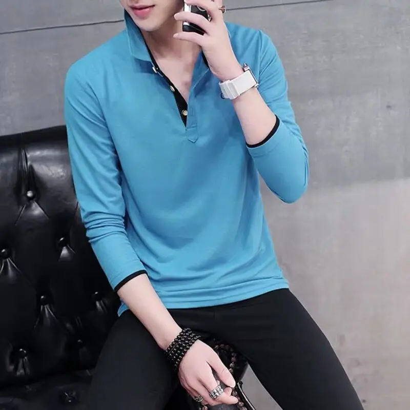 

Mens Polo Shirts Slim Fit Social Tee Cheap Clothes Size S Y2k Pullover Luxury 2025 High Quality Sale Xxl Blue Male Sweatshirts