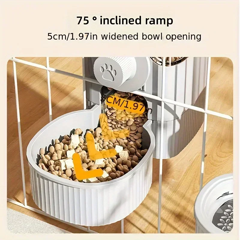 Neue Tepy Gravity Pet Auto Feeder Waterer Hund Wasser Liefert Hängen Käfig Hund Becken Katze Schüssel Automatische Feeder Pet Liefert – Detail 5