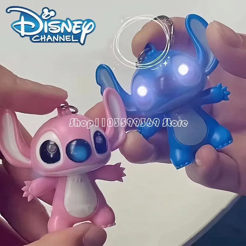 

Stitch Luminous Keychain Disney Lilo and Stitch Cute Cartoon Creative Jewelry Pendant Good Friend Interesting Gift