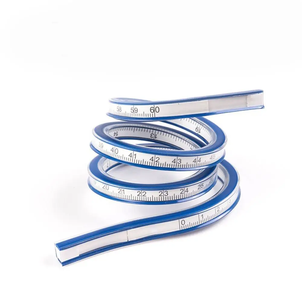 30cm Stationery Measurement Drawing Tool Office Flexible Curve Ruler Serpentine Ruler Dividing Ruler Drafting Drawing Ruler