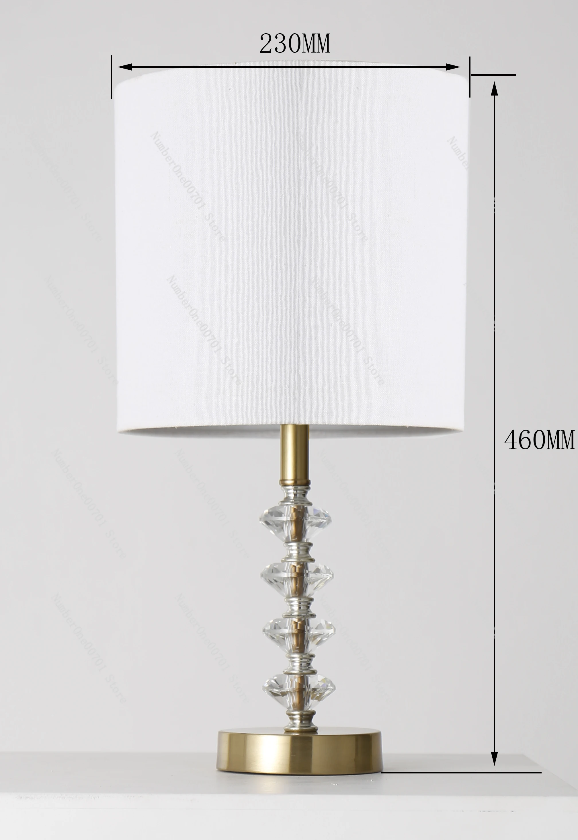 

Simple Crystal Table Lamp, Crystal Table Lamp, Table Lamp