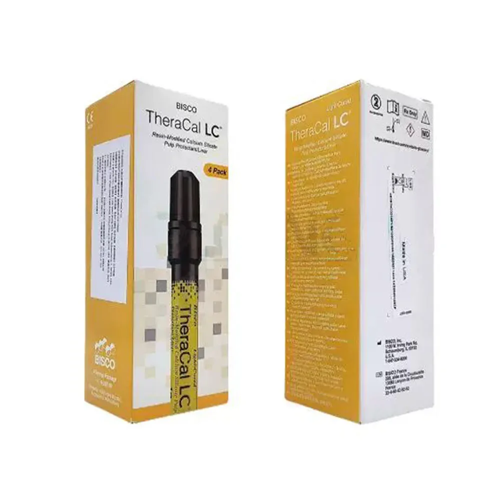 BISCO TheraCal LC Dental Pulpal Protection Liner Resin Base Calcium Silicate Pulp Capping Composite Fill Inlay Crown Restoration