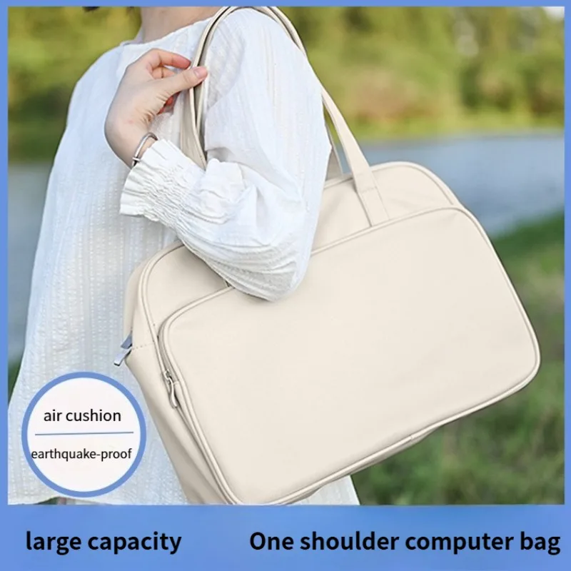 Сумка через плечо на одно плечо, простая повседневная женская сумка большой вместимости, дорожная сумка через плечо, сумка для компьютера 15,6 дюйма