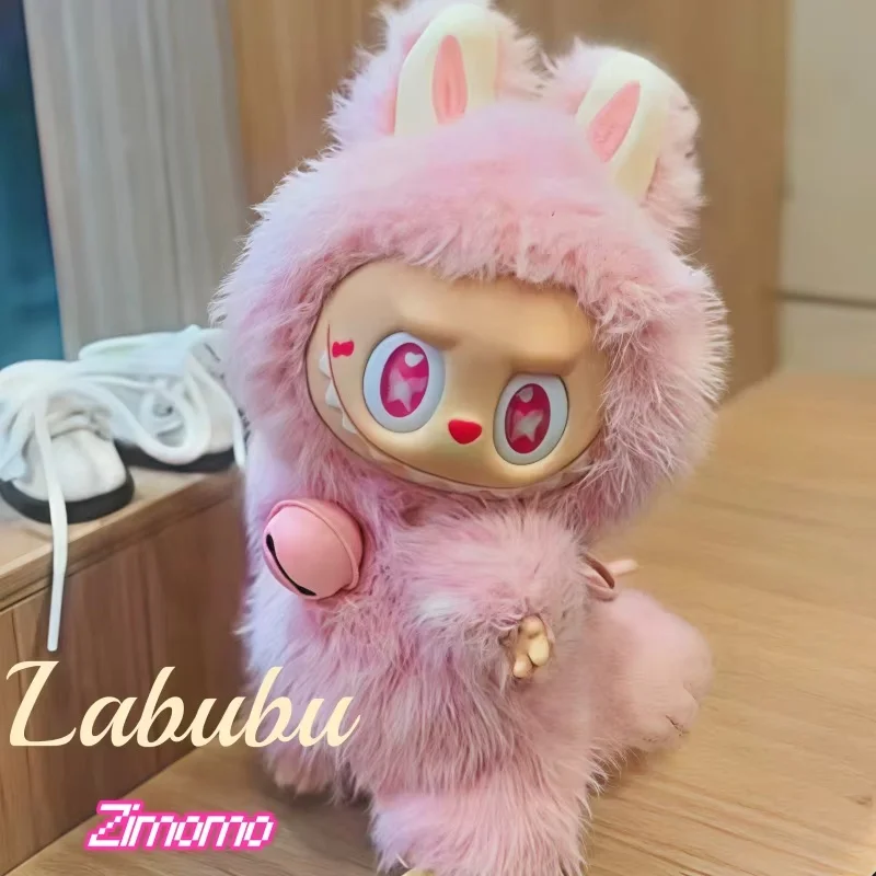 

In Stock Labubu Pink Change Handmade Modification Cute Doll Trendy Item Placement Tabletop Decor Girl Birthday Cute Gift Replica