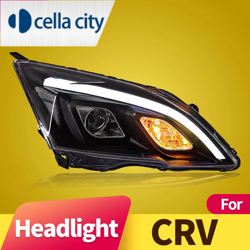 

Honda CR-V headlight assembly 2007-2011CRV LED daytime running light double beam lens headlight assembly