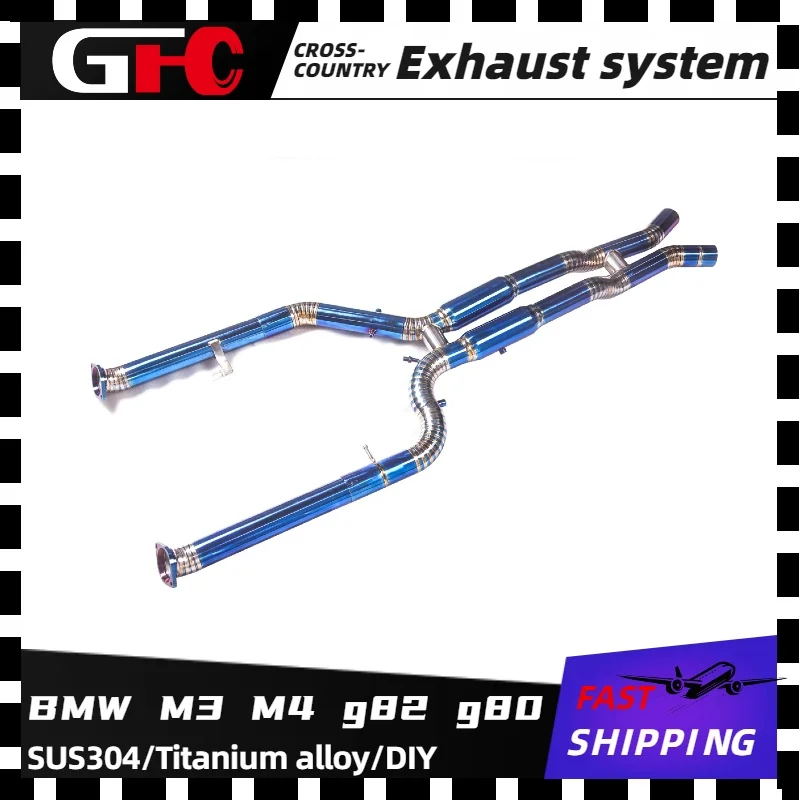 

GFC Titanium alloy for BMW M3 M4 g82 g80 Midpipe Exhaust Pipe System High Quality Auto Performance Tuning Parts Front pipe