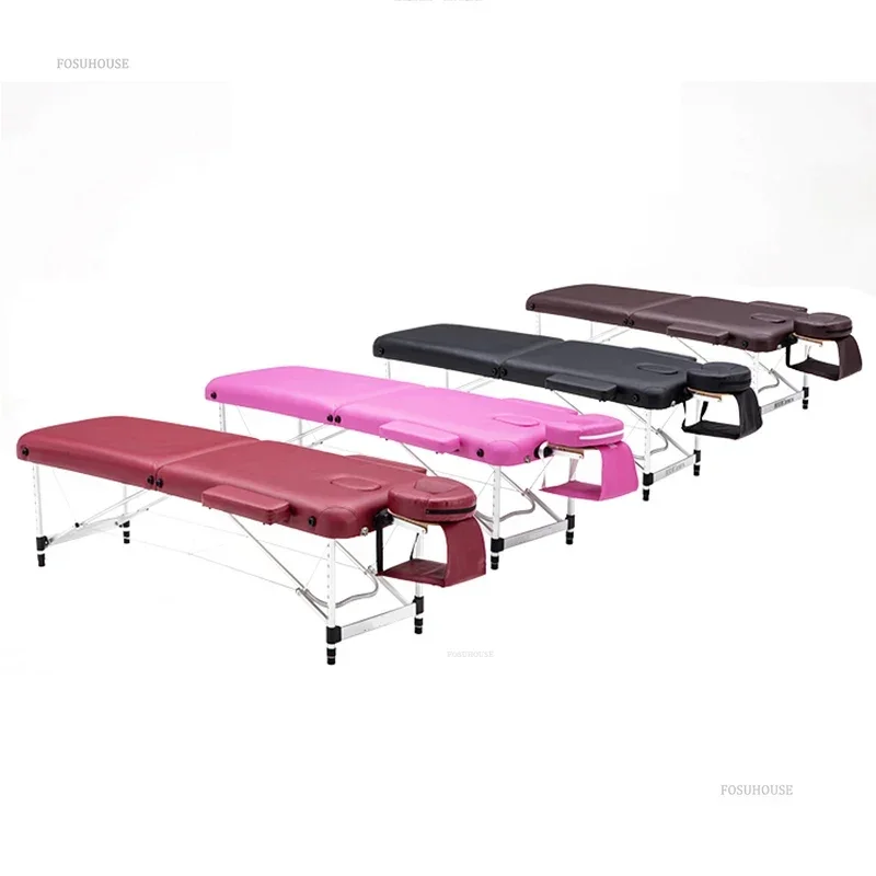 Minimalist Portable Massage Bed Household Folding Bed  Multi-functional Therapy Salon Bed Spa Stretcher for Massage Beds N