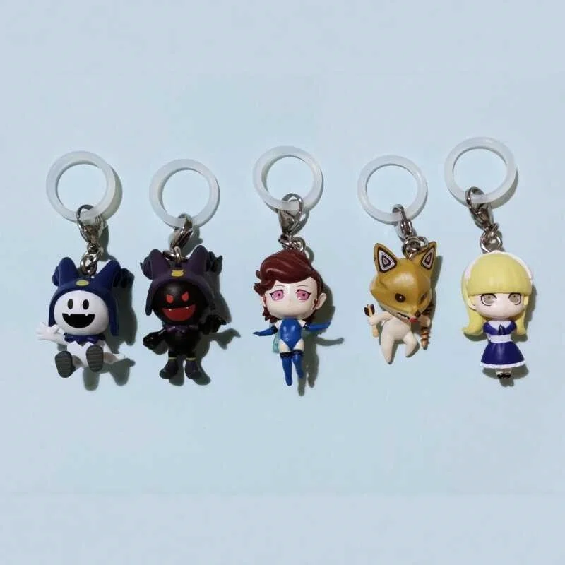 Llavero Coleccionable Bandai Auténtico Shin Megami Tensei Gashapon Jack Frost, Figura de Personaje de Anime, Accesorio para Bolsos para Fans