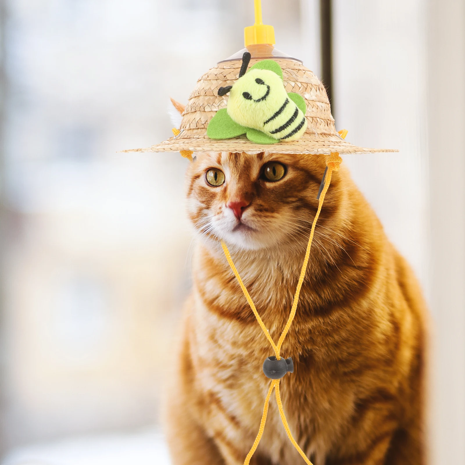 

Pet Hat Straw Photo Props Cap Decoration Supplies Hats for Cat Dog Cute Comfortable Sunblock Vacation