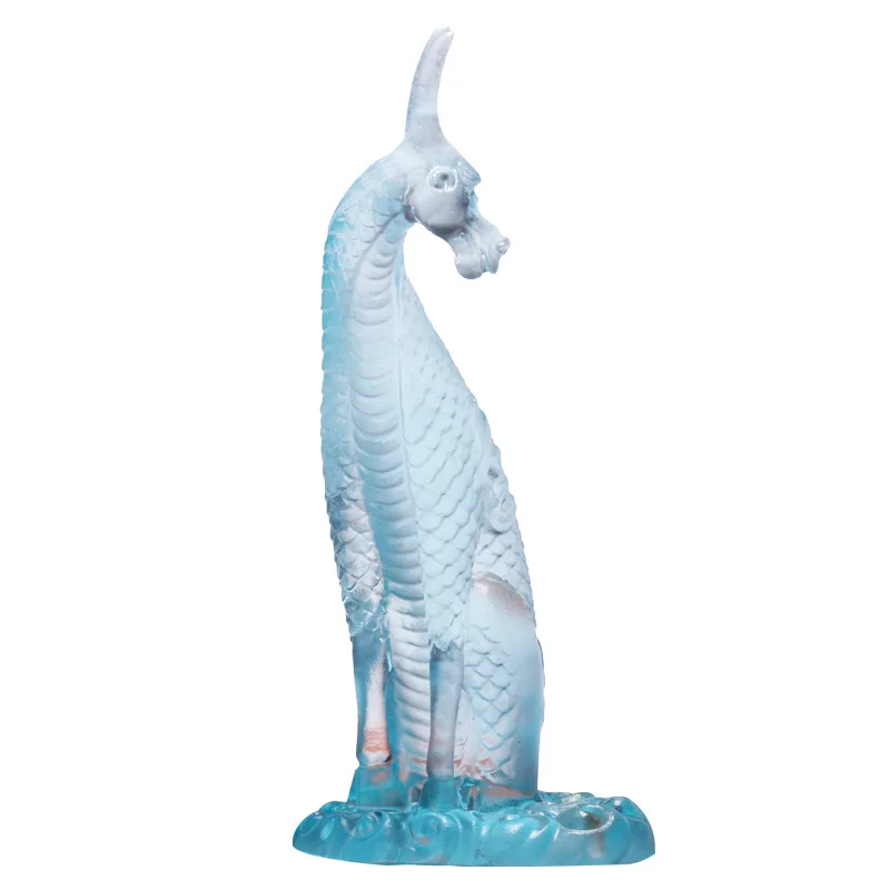 

Glazed thread insert unicorn incense insert Zen home interior study entrance burner incense seat allegory