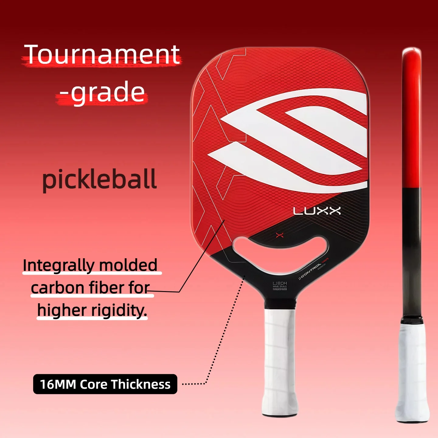 

Same Style LUXX Pickleball Paddle, T700 Carbon Fiber Competition Professional Racket, Full Set In Stock