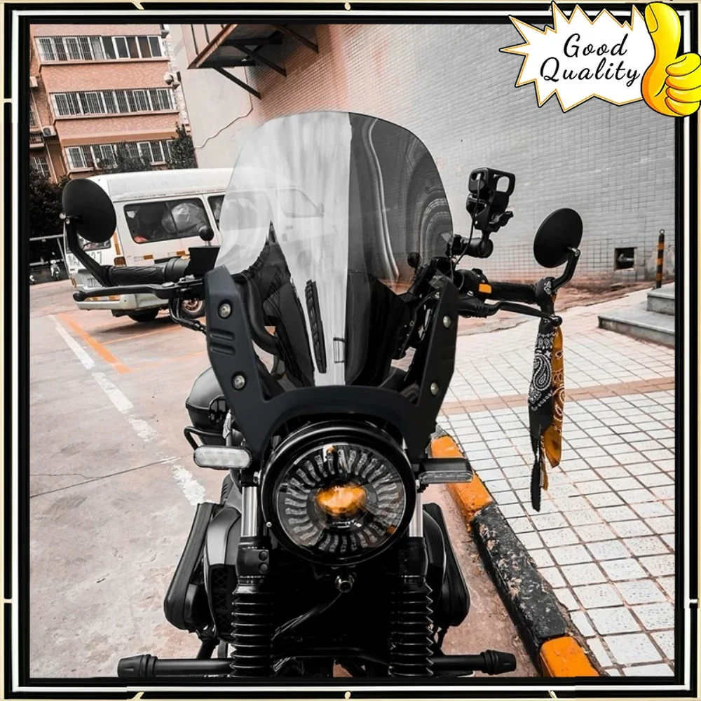 

Good Quality For Haojue TR300 travel version front windshield motorcycle front windshield original car buckle installation