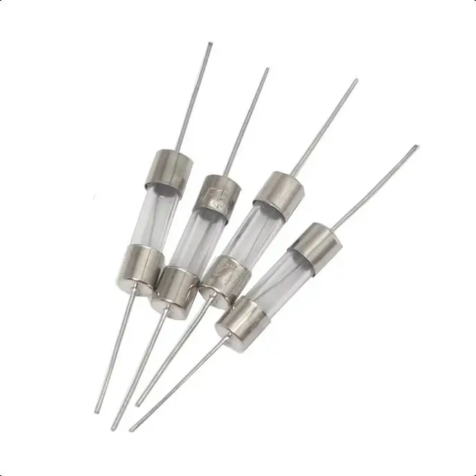 【20PCS】break-F/slow-T 1A 2A 3A 4A 5A 6A 8A 10A 12A 15A 20A 5X20MM glass fuse safety ribbon lead