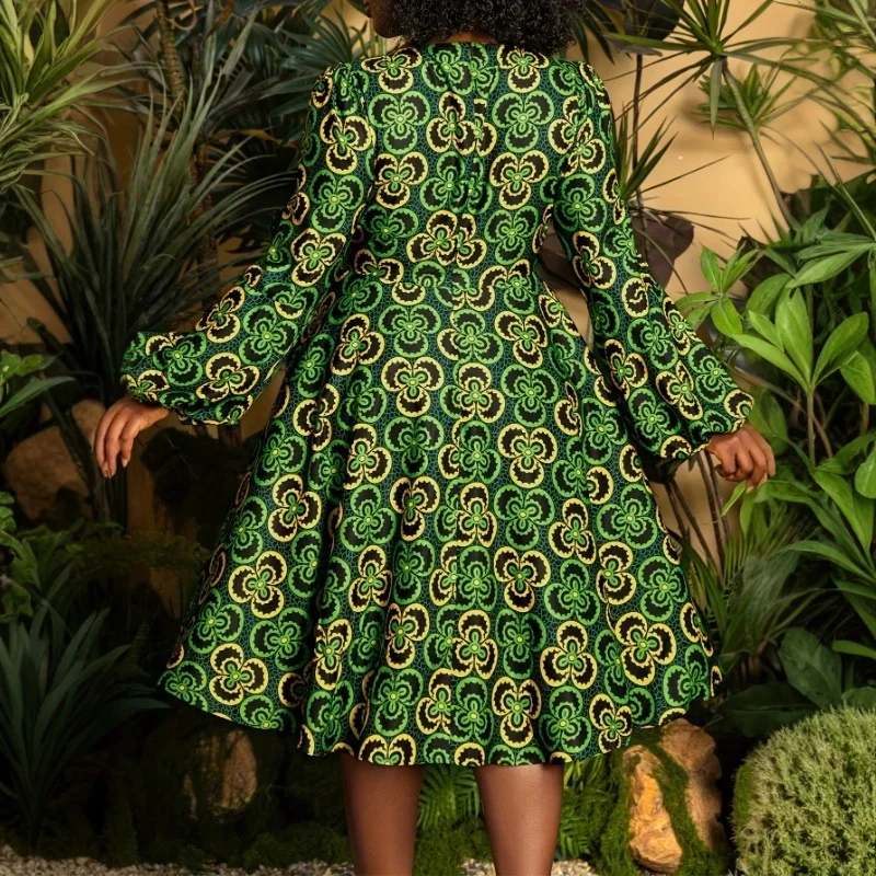L-4XL Plus Size Clothes Dresses Women Spring Autumn Robes Long Sleeve Street Style Casual 3XL Big Size Midi Dress Oversized view 4