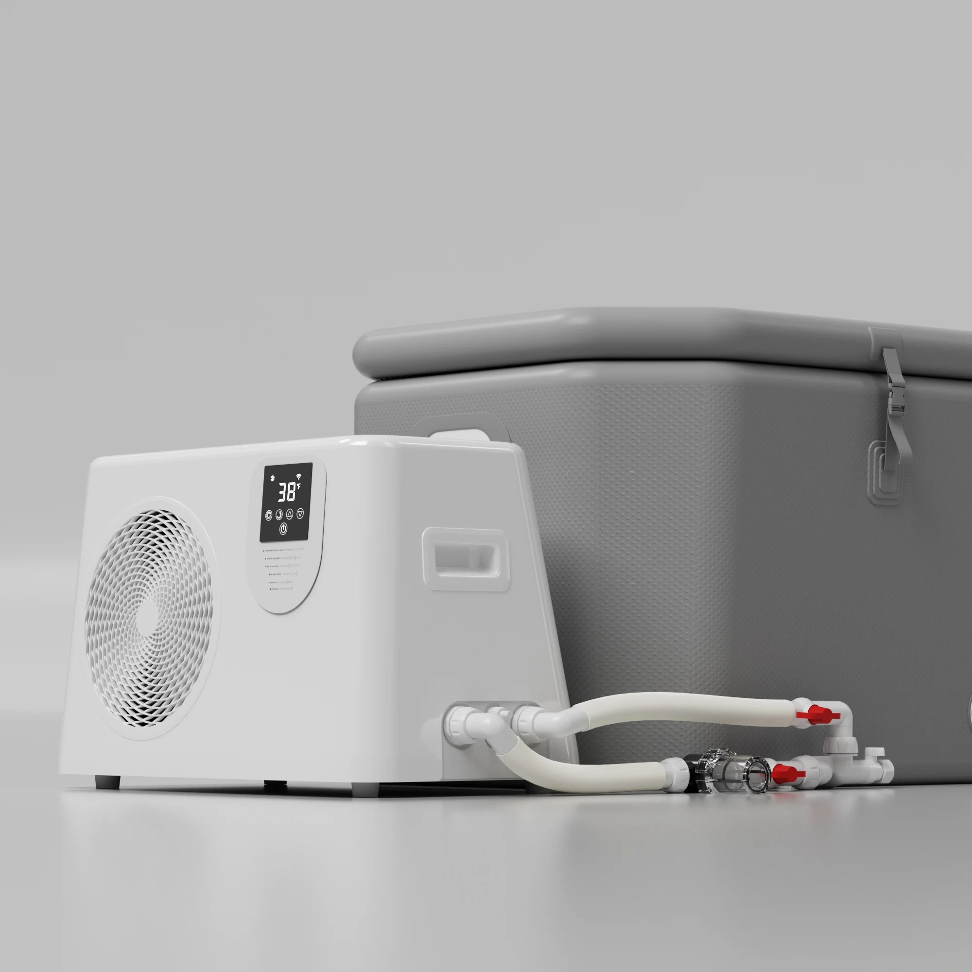 Icegalax Smart Wifi Portable 1HP 110V/220V Ice Bath and Chiller Ice Bath Machine for Sports Recovery & Home Cold Therapy