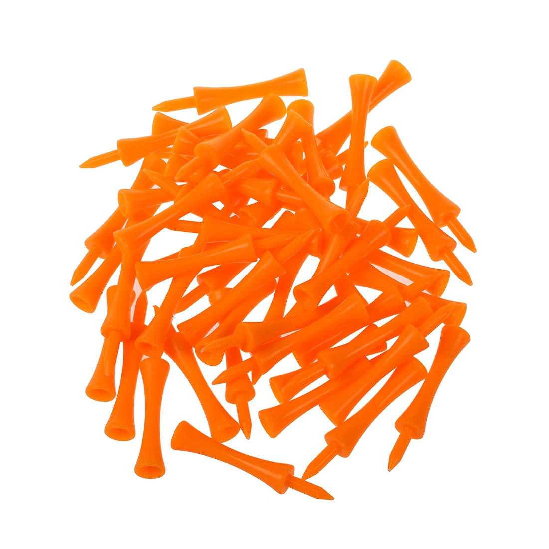 

50Pcs 70Mm Big Castle Golf Tees (Orange)