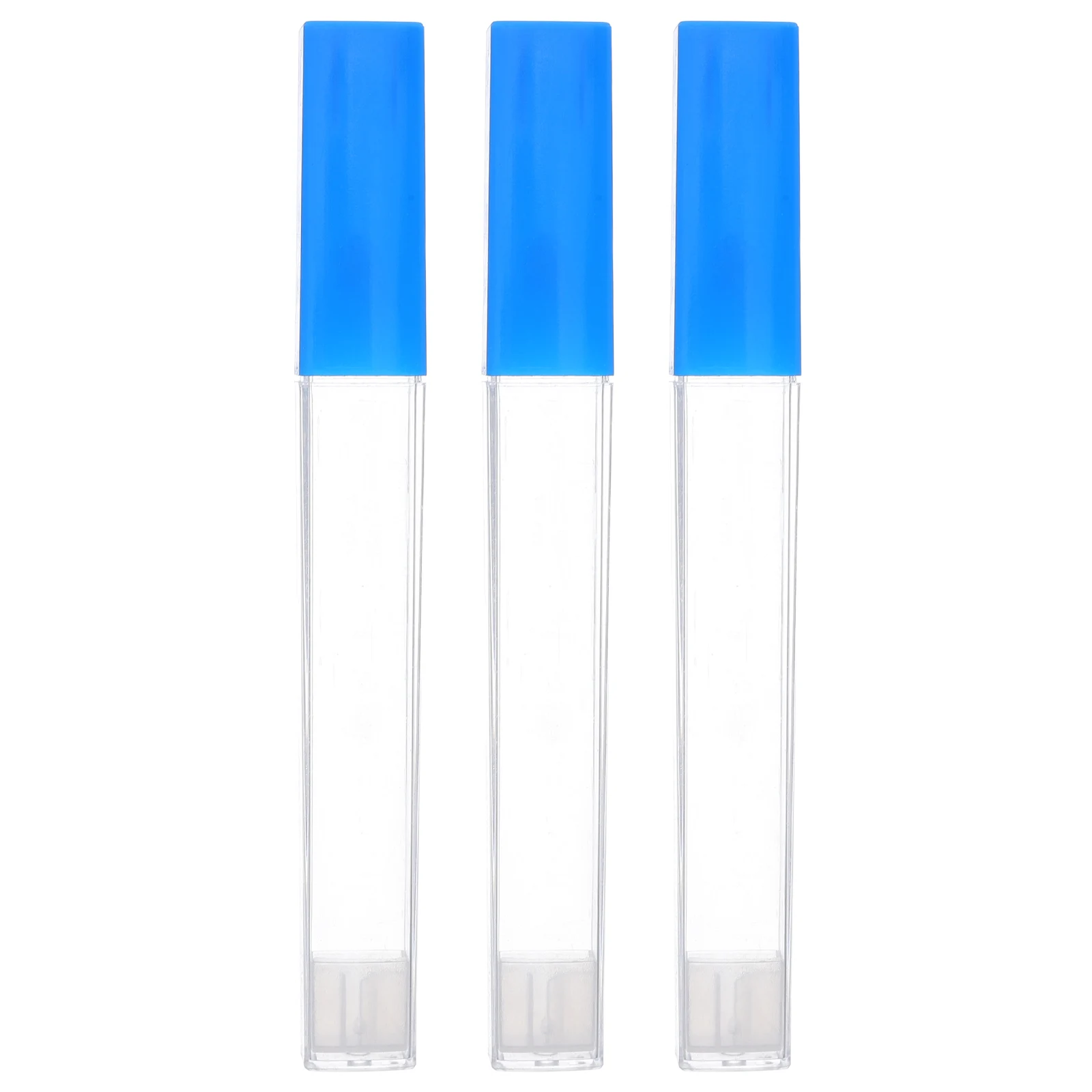 

3pcs Thermometer Protective Tube Glass Case for Body Temperature Storage Plastic Fever Oral Simple Design Versatile Use
