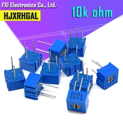 10pcs 3362P-1-103LF 3362P 10K ohm 3362P-1-103 3362P-103 3362 P103 103 Trimpot Trimmer Potentiometer Variable resistor