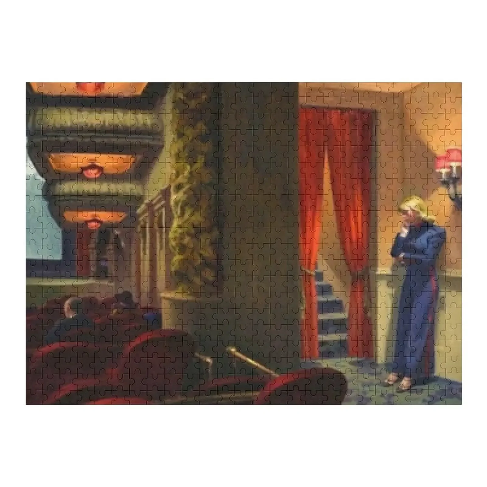 

Edward Hopper - New York Movie, artwork by Edward Hopper Jigsaw Puzzle Works Of Art Puzzle