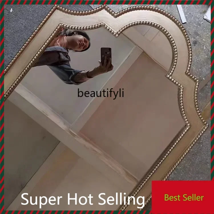 YL17  European art wall hanging American bathroom vanity mirror bathroom decoration makeup customization