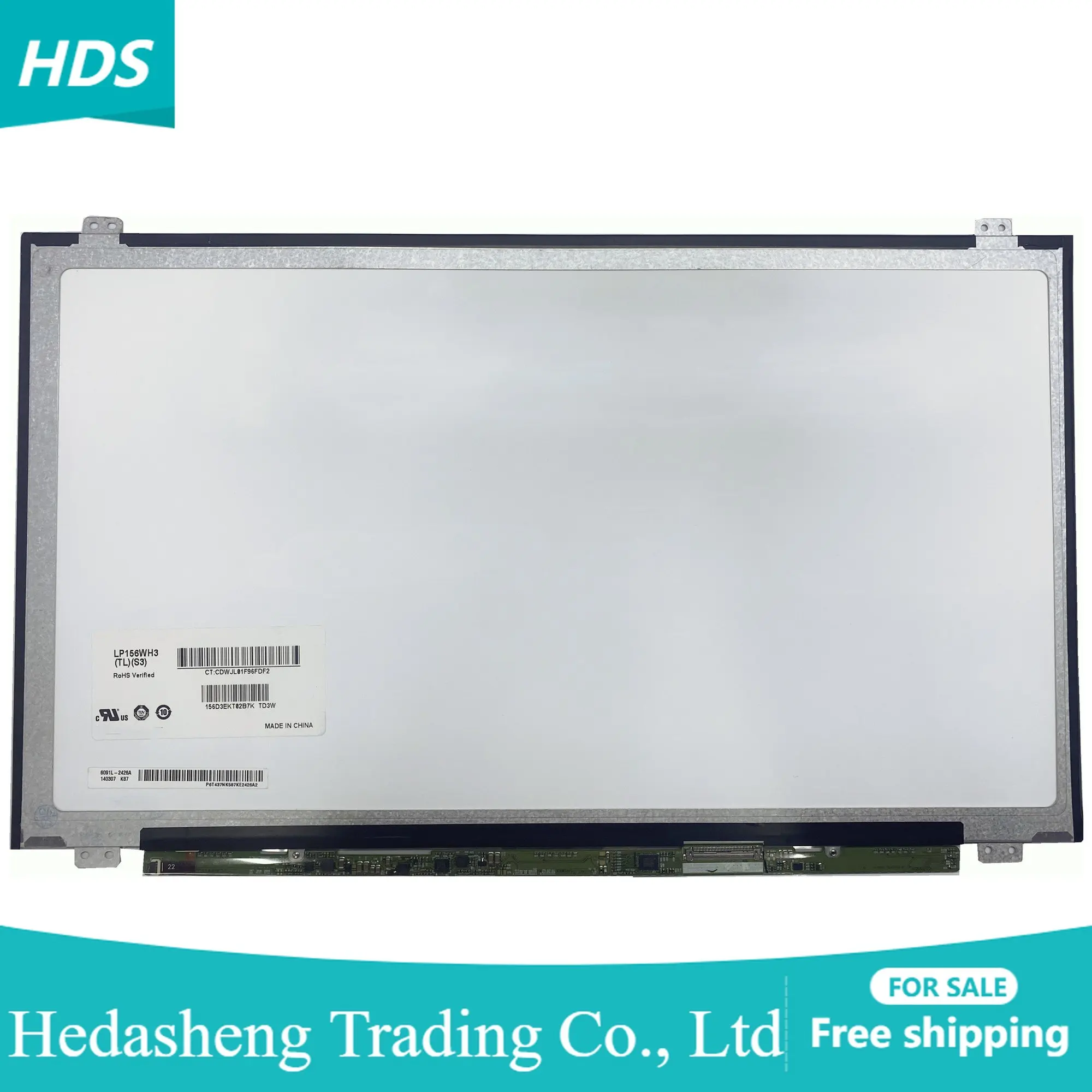 

LP156WH3 TLS3 15.6" LP156WH3 (TL)(S3) New DisplayHD LVDS 40 pins Glossy LED LCD Screen Panel Replacemen 1366X768