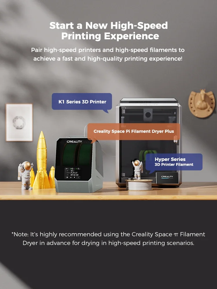 Creality Space Pi フィラメント ドライヤー プラス乾燥ボックス