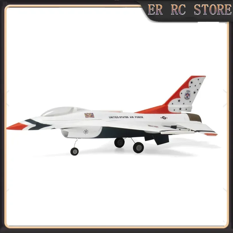 ミニチュアRC機 F-16 ダクトジェット シミュレーション宇宙模型 PNP 固定翼 RC飛行機 おもちゃ＆ホビー用 コンパクト 2S サンダーバード