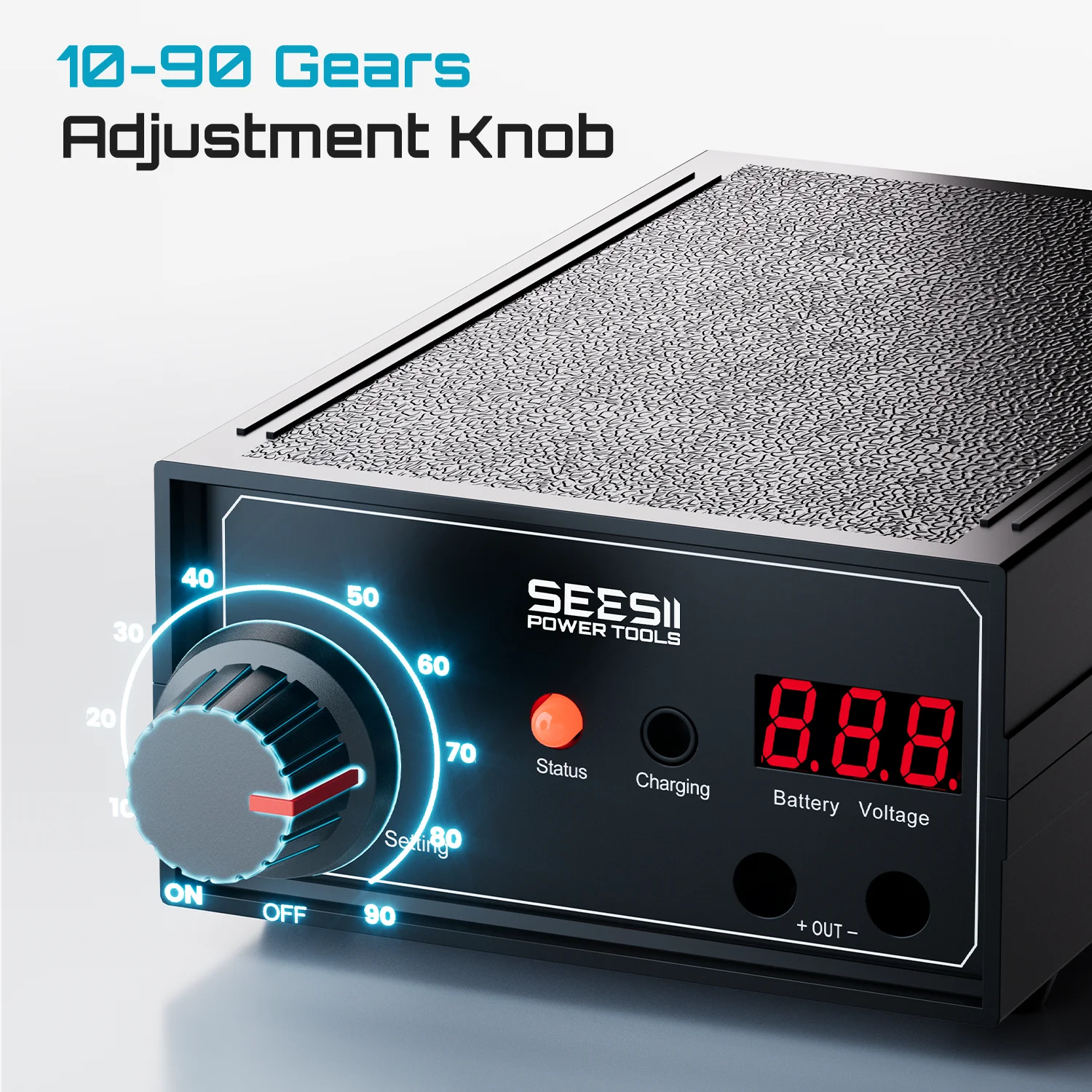 SEESII 8000W Akku-Punktschweißgerät 90 Gänge DIY Automatisches Paket-Schweißgerät Tragbarer Punktschweißstift für 0,1-0,25 mm Nickelstreifen – Detail 1