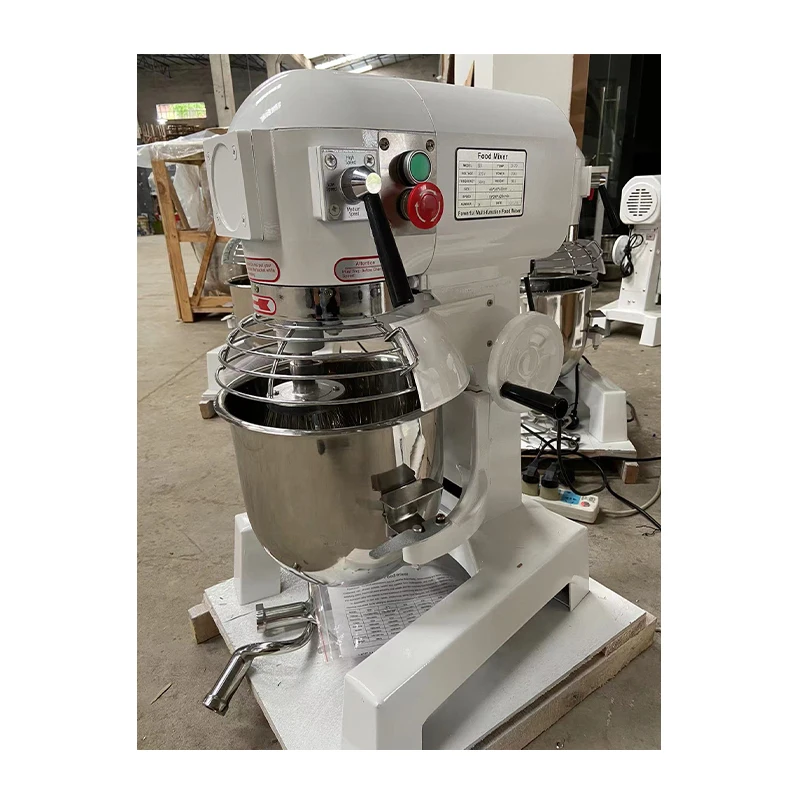 

Mini Industrial Mixer 10L CE Planetary Food Mixer With Safety Stop And Bowl Net With Chain Drive Stainless Steel Best Quality