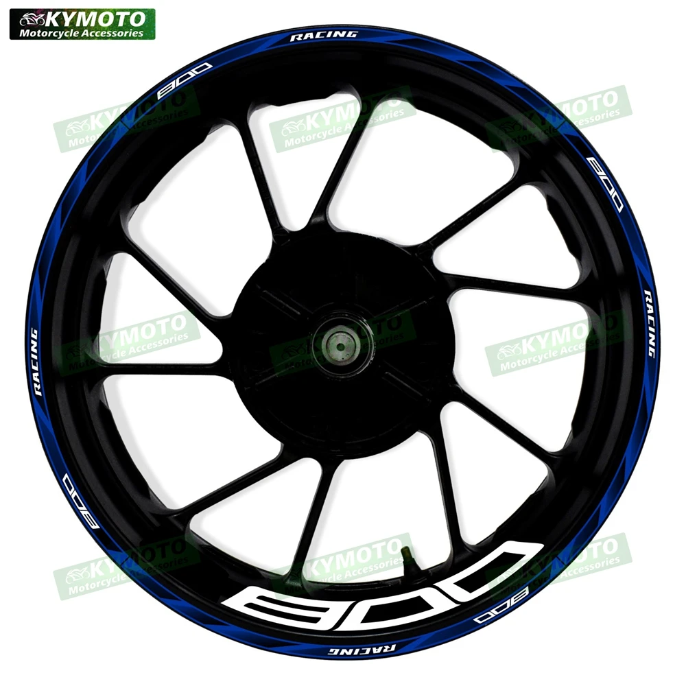 ل Z800 Z 800 دراجة نارية الملحقات 17 بوصة العجلات الأمامية والخلفية الشارات هدية محور العجلة تعديل ملصقات الشريط العاكس