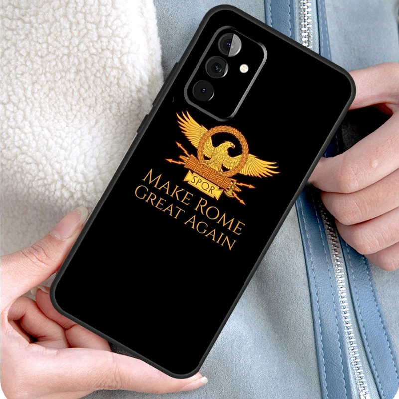 Roman Empire Legionary Shield Emblem Phone Case For Samsung Galaxy A15 A25 A35 A55 A54 A34 A14 A13 A33 A53 A12 A32 A52 A71 A51