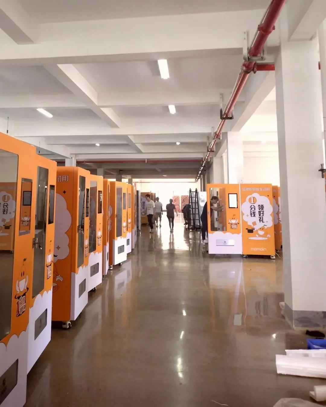 Fresh Frozen Meat Vending Machine Premium Beef Other Fresh Products Refrigeration Coin Payment System Touch Screen Metal