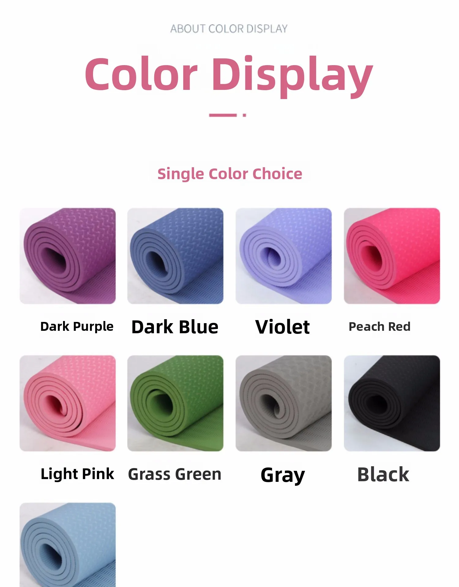 

Thiened Yoga Mat Extra Large Width Lengthened Anti-slip Fitn Home Use Noise Reduction Dance Floor Mat for Men And Women