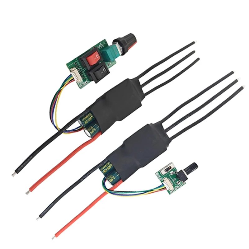 Three-Phase Sensorless Brushless DC Motor Driver Board 0-5V/PWM/Potentiometer Speed Control Supports Forward/Reverse Rotation