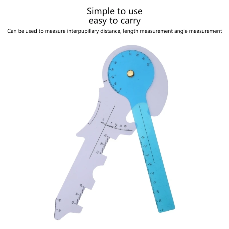 M6CF Portable Glasses Pupil Distance Ruler Distance Meter Eye Ophthalmic Tool for Accurate Measurement Pupil Distance