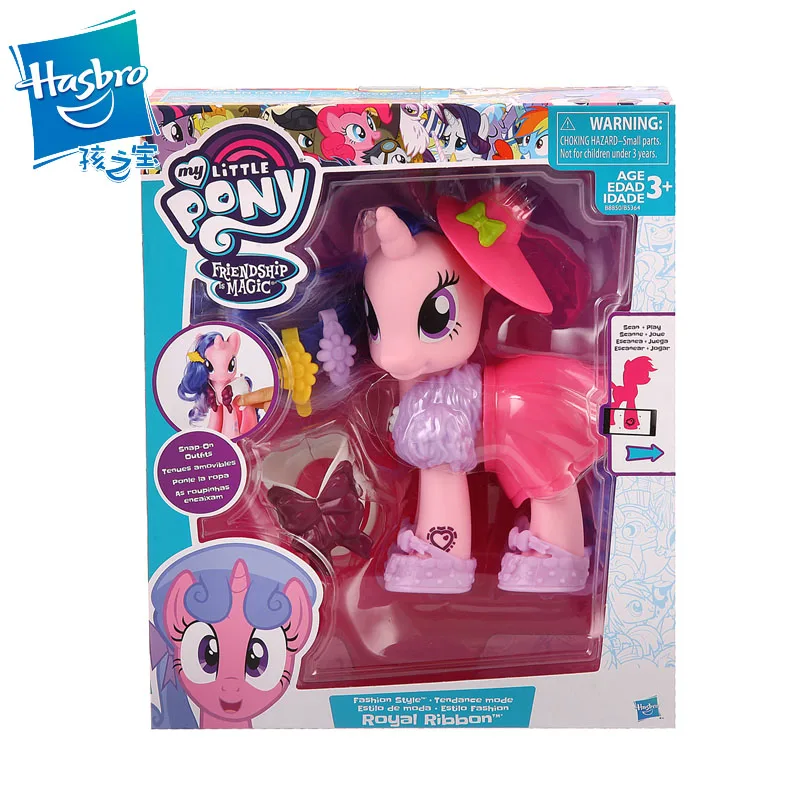 Hasbro My Little Pony Equestria Series 6-inch Fashion Pony Royal Ribbon Boy Girl Toy Children Doll Birthday Gift