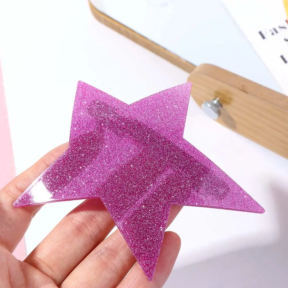 Personality Creative Y2K Glitter Spring Clip Side Clip Korean Style Hair Wear Star Hair Clip Women Hair Accessories Irregular