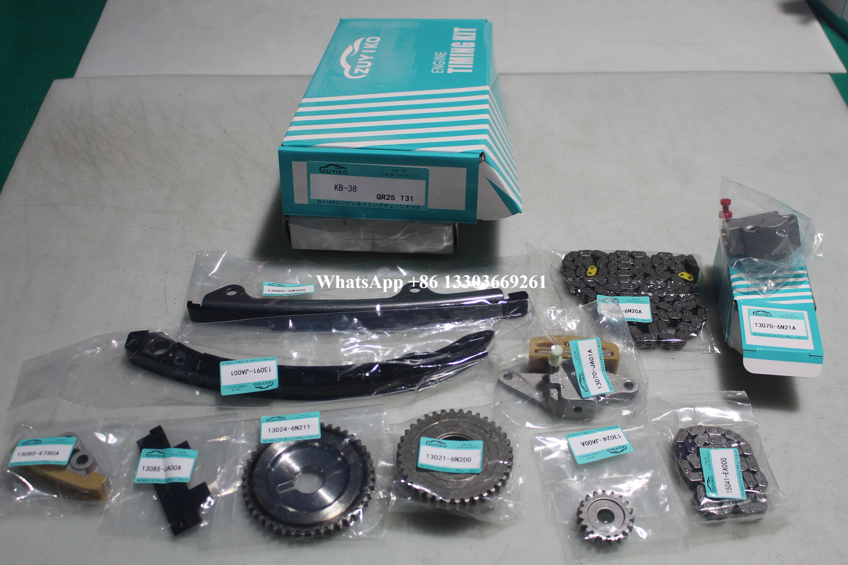 

QR25DE QR25 TIMING CHAIN KIT FOR NISSAN qr25de qr25 engine timing chain set 13028-6N201 KB-38