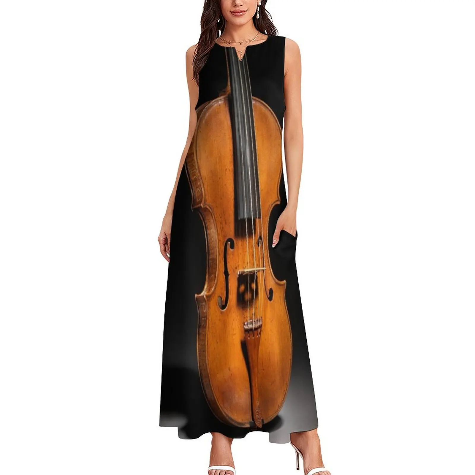 Historical Italian Cello Photograph (1560) Long Dress Women's summer long dress women's dresses luxury dresses for women